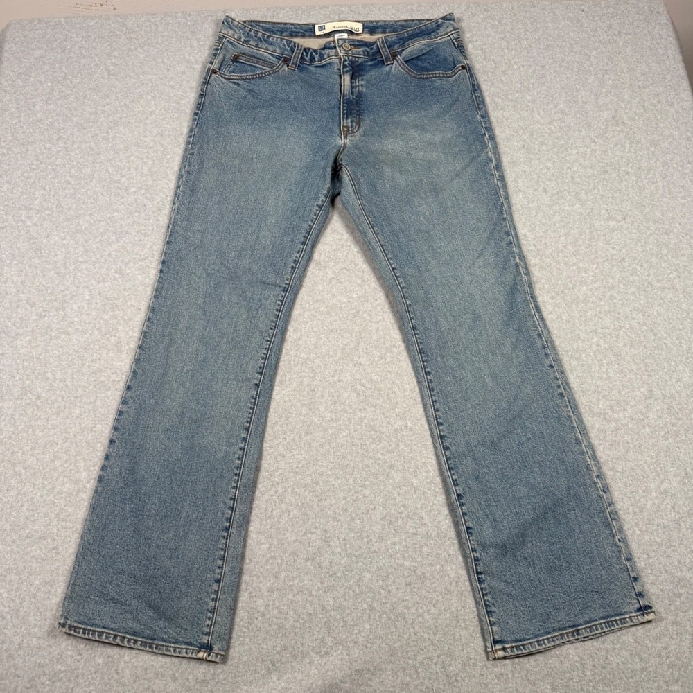 Gap Vintage Y2K Womens Bootcut Stretch Jeans Blue Denim Medium Size 12 Regular